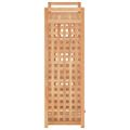 vidaXL Stojan na topánky so zásuvkou 70x27x81 cm masívny orech