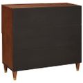 vidaXL Servírovacia skriňa Hnedá 80 x 33,5 x 75 cm Masívne mango drevo