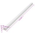 vidaXL Káblový rozvod 100x60 mm 10 m PVC