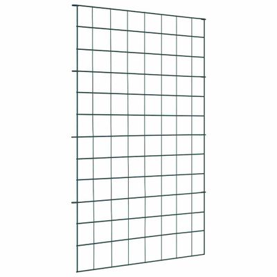 vidaXL Sada plotu pre rybník 8 ks 50 x 80 cm Oceľ Zelená