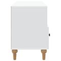 vidaXL TV skrinka Biely 102 x 34,5 x 50 cm Konštruované drevo