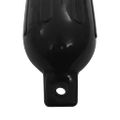 vidaXL Lodný nárazník 4 ks, čierny Ø 16x58 cm, PVC