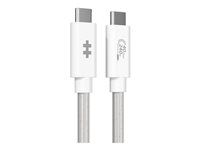 USB kábel - USB-C (M) do USB-C (M) - USB4 - 1,2 m - biela