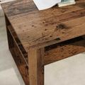 vidaXL Konferenčný stolík Staré drevo 96 x 54 x 44 cm Kompozitné drevo