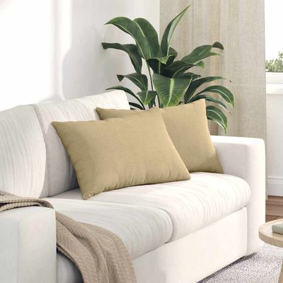vidaXL Vankúše na pohovku 2 pcs Šedá zelená 60 x 40 cm