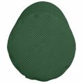 vidaXL Podložkové vankúše 2 pcs Tmavozelená Ø 25 x 70 cm