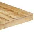 vidaXL Jedálenský stôl 160x80x76 cm surové mangovníkové drevo