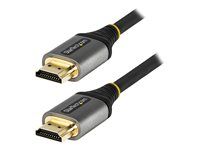 Dolby Vision/Atmos, DTS-HD (HDMM21V4M) - Ultra High Speed - kábel HDMI s ethernetom - HDMI s kolíkmi (samec) do HDMI s kolíkmi (samec) - 4 m - tienený - sivá, čierna - pasívny, podpora 4K120Hz, podpora 8K60Hz (7680 x 4320) - pre P/N: 4PORT-8K-HDMI-SWITCH