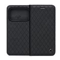 Puzdro Smart Caro pre Honor 600 / Honor 600 Pro čierne