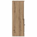 vidaXL Highboard 3 ks Remeselný dub 132 x 35,5 x 103,5 cm