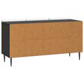 vidaXL TV skrinka 99 x 34,5 x 52 cm Čierna Kompozitné drevo