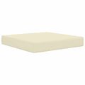 vidaXL Vankúš na vonkajšiu pohovku Polyester Krémová 60 x 60 cm
