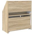 vidaXL Detský regál Sonoma dub 60 x 29,5 x 69 cm Kompozitné drevo