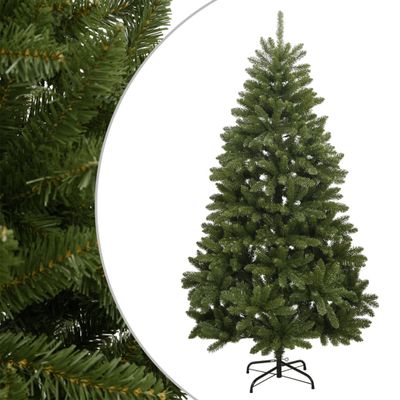 vidaXL Umelý výklopný vianočný stromček so stojanom zelený 300 cm