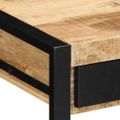 vidaXL Stôl 100x50x75 cm Masívne hrubé drevo Mango