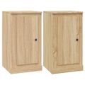 vidaXL Komody 2 ks dub sonoma 37,5x35,5x67,5 cm kompozitné drevo