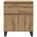vidaXL Servírovacia skriňa Remeselný dub 60 x 35 x 70 cm