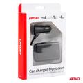 Nabíjačka do auta 4x USB s predlžovacím káblom AMiO-01986