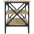 vidaXL Bočný stolík dub sonoma 55x38x45 cm spracované drevo