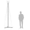 vidaXL Vianočný stromček z kužeľa, teplá biela, 500 LED diód, 100x300 cm