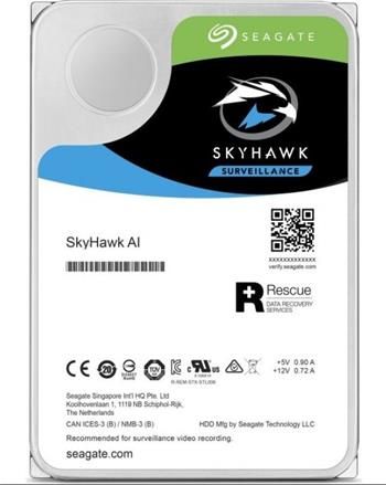 Seagate SkyHawk AI HDD, 10 TB, SATAIII, 256 MB cache, 7.200 ot/min