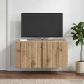 vidaXL Nástenná TV skrinka 59,5 x 41 x 30 cm Dub artisan