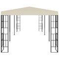 vidaXL Altánok krémový 3x6 m
