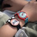 Narámkové ručičkové hodinky Panda
