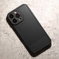 Jednoduché karbónové puzdro pre Samsung Galaxy A36 5G / A37 5G čierna
