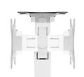Neomounts DS70-250WH2 Neomounts NEXT Slim Desk Mount, double display (topfix clamp/grommet), white Držák, VESA, stolní, pro 2 ploché/zakrivené monitory, úhloprícka 17–32", náklon 90°, otácení 180°, rotace 360°, nosnost 18kg, bíl