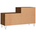 vidaXL Botník hnedý dub 102x36x60 cm spracované drevo