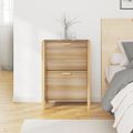 vidaXL Botník 57,5x33x80 cm spracované drevo