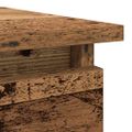 vidaXL konzolový stolík so zásuvkami staré drevo 85,5x38,5x74,5 cm