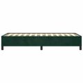 vidaXL Posteľ bez matraca tmavozelený 90x200 cm zamat