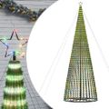 vidaXL LED vianočný stromček 1544 LED farebné 500 cm