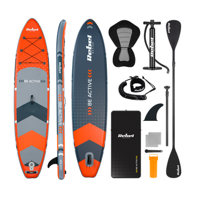 Paddleboard SUP REBEL ACTIVE RBA-4501-OR 11'6" 350x81x15 cm oranzový
