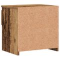 vidaXL Nočné skrinky 2 ks Old Wood 40x30x39 cm Engineered Wood