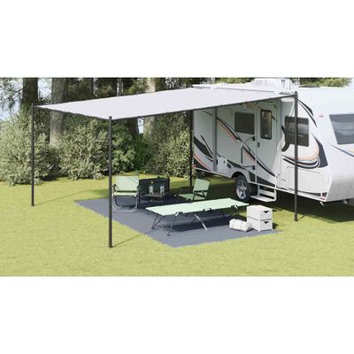 vidaXL Koberec do stanu Modrá a šedá 500 x 250 cm Polyetylén