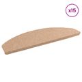 vidaXL Samolepiace schodové rohože 15 ks 80 x 28 x 3,5 cm Béžová