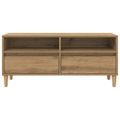 vidaXL TV skrinka 100 x 34,5 x 44,5 cm Remeselný dub Kompozitné drevo