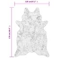 vidaXL Koberec hnedobiely 120x170 cm krava umývateľný