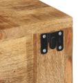 vidaXL Nástenná TV skrinka 100x30x19 cm surový mangovníkový masív