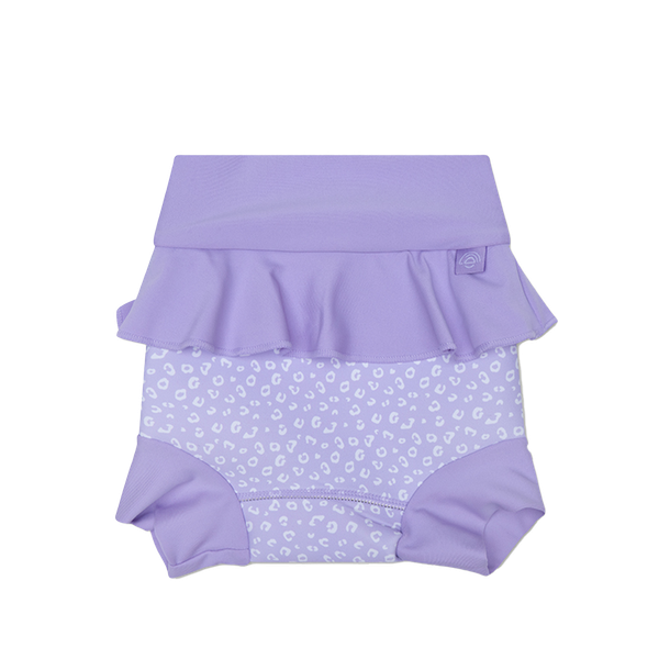 Neoprénové plavky pre bábätká Lila Leopard