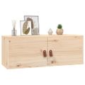 vidaXL Nástenné skrinky 2 ks 80x30x30 cm masívna borovica