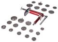 Pneumatický stláčadlo brzdových piestov MECHANIC BRAKE SET PNEU 23, sada 23ks SIXTOL