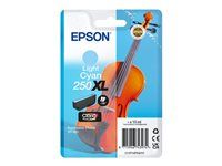 Epson 250XL - 10 ml - XL - svetlo azúrová - originálna - blistrové balenie - atramentová kazeta - pre P/N: C11CL95401, C11CL95402