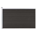 vidaXL Plotový panel WPC 175x105 cm čierny