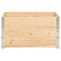 vidaXL Vyvýšené záhony 3 ks 50x100 cm borovicový masív