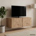 vidaXL Nástenná TV skrinka 59,5 x 31 cm Dub artisan Kompozitné drevo