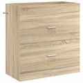 vidaXL Skriňa pod umývadlo do kúpeľne Dub sonoma 78,5 x 37,5 x 81 cm